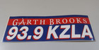 Kzla 93 9 Garth Brooks Sticker Country Music Radio Station Oop Vintage