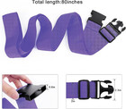 4pcs Luggage Straps For Suitcase Travel Accessories Tsa Approved  80in Long Belt