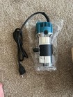 Compact Wood Router Trimmer Corded Palm Router 110v W  Guides - Open Box