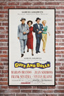 Guys And Dolls 24x36 Classic Musical Vintage Hollywood Movie Poster Print