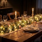 6ft Easter Egg Garlands With Lights For Mantle Artificial Easter Garland