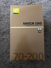 Nikon Af-s Nikkor 70-200mm F 2 8e Fl Ed Vr Zoom Lens - Opened - In New Packaging