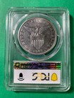 Us Philippines One Peso 1903-s Pcgs Au 58 Blazing Luster