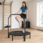 40  Foldable Mini Trampoline  Rebounder Trampoline  Black