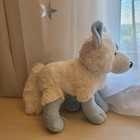 Ganz Webkinz Wintermint Husky Plush Blue Eyes White Dog Stuffed Animal