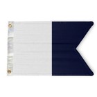 Eder Signal Code Nautical Flag Letter A Alfa  2 x2   Size 3 Icos  Brass Grommets