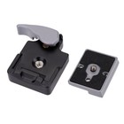 2x Quick Release Clamp Adapter plate For Manfrotto 200pl-14 323 Rc2 Tripod Z8b8