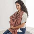 Itzy Ritzy Breastfeeding Boss Nursing  Swaddling  Stroller Cover - Rust 
