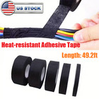 5pcs 15m Heat-resistant Flame Retardant Tape Adhesive Cloth Tape For Car Harness