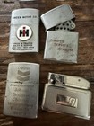 Lot Of Vintage Advertising Lighters From Estate