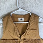 Vintage 70s Black Sheep Hunting Vest Mens Xl Brown Outdoor Japan Canvas Read