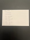 Bump Hadley Signed Index Card Cut Jsa Loa New York Yankees