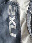 2xu Men s Perform Tri Singlet Grey White  Sleeveless Triathlon Top Shirt Medium