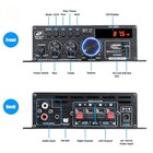 800w 2 Channel Bluetooth Mini Hifi Power Amplifier Audio Stereo Amp Home Car Fm