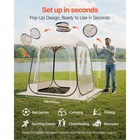 Uimoso Sports Tent Instant Pop-up 63 x63  Clear Bubble Shelter Weather Proof Pod