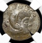 Celtic  Gaul  Coriosolites  100-50 B c  Billon Stater  Ngc Vf