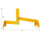1100lbs Steel Drum Lifter 55 Gallon Vertical Barrel Clamp Tong Forklift Hoist