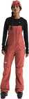 The North Face Freedom Bib Women s Small Regular Mars Dust Waterproof Snow Ski 