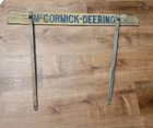 Antique Mccormick-deering Hay Swath Board Farm Country Advertising Rare Wood