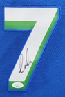 Mavericks Luka Doncic Signed Blue Nike Swingman Framed Jersey Jsa  yy77510