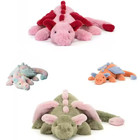 Jc-barcelona Robe Bear  Flying Heart Dragon  Narcissus matcha Dragon  Plush Toy