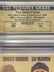 The Delta Force Vhs Cgc 9 0  1986  Media Chuck Norris  Motor City Collection 