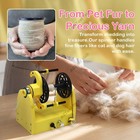 Electric Spinning Wheel Usb Mini Yarn Spinner With Foot Pedal For Wool Diy Craft