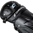 Optimus Mvp Single Knee Baseball Catcher   s Leg Guards  12  Shin Length  Black   