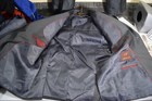 Alberto Danelli Boys 8 Dark Gray Shiny Sheen Striped Suit Jacket Pants 26x23 5