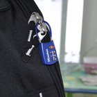 Blue Set Your Own Combination Tsa Approved Luggage Lock  Travel Zip