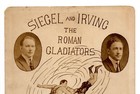 Orig C1920 s Siegel And Irving - The Roman Gladiators - Vaudeville Strongman Act