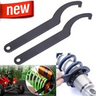 2 Pcs Of Universal Coilover Steel Spanner Wrench Shock Adjustment Tool Black