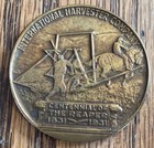 Cyrus Mccormick - Inventor Of The Reaper  Medal - Nice Detail - Estate Find
