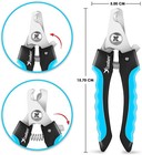 Candure Dog Nail Clippers Professional Dog Nail Trimmers Suitable For Large T   