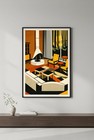         Mid-century Modern Art Poster - 24x36    Premium      Art Print 200gsm Paper