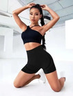 Womens Butt Lift Yoga Running Bike High Waist Booty Shorts Comfy Workout Shorts