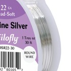 Filofly 22 Gauge 999 Fine Silver Wire Dead Soft Round 1 Troy Oz 30 Ft