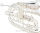 King Kmb611s Marching Baritone Horn - Silver Plated