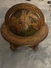 Vintage Old World Globe Zodiac Signs 10 x10 5  Light Weight 2 Parts