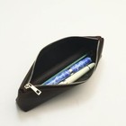 Leather Pencil Case Pencil Bag Pouch With Zipper Pen Holders Handmade Genuine 