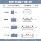 Chenille Sofa Couch Cover Anti-slip Slipcover For Armchair Loveseat 3 Seat Sofa