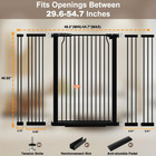 41  Extra Tall Baby Gate With Door  40 6-54 7 In Wide Dog Gates For Doorways Sta