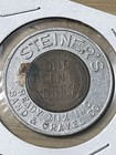     good Luck Penny Token Encased 1958 D Lincoln Wheat Cent Steiner   s Usa