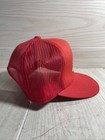 Vintage Stroh s Beer Mesh Trucker Hat Snapback Red Youngan Made In Costa Rica