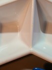 Set Of 5 Patriotic Star Shaped Plastic Serving Trays  Usa Decor Vntg  