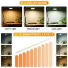 48 Led Desk Lamp Usb Clip Table Light Flexible Eye Protection Gooseneck Reading
