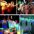 2pc Led Copper Wire Fairy String Lights Battery 5m 10m Christmas Wedding Bedroom