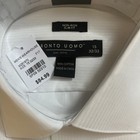 Pronto Uomo Slim Fit French Cuff Tuxedo  formal Dress Shirt Size 15 5 32 33 Nwt