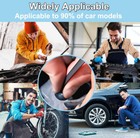 50pcs Car Cable Tie Bucklelocking Zip Ties Holder With Pin   Button Universal Us