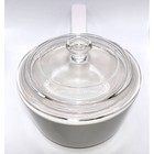 Vintage Corning Ware Rangetoppers Saucepan N-1-b W  Original Pyrex Lid     1 Qt